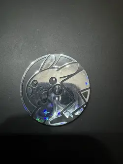 Silver Pokemon TCG Pikachu Coin - Image 1