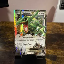 Pokemon Rayquaza EX Holo Ultra Rare 75/108 Roaring Skies EN 170 LP - Image 1