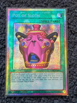 Yugioh Pot of Sloth CORI-EN061 Starlight Rare 1st Ed NM - Image 1