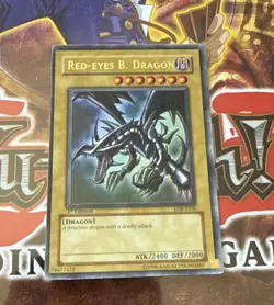 Yugioh Red-Eyes B. Dragon LOB-E056 1st Edition Ultra Rare (LP) - Image 2