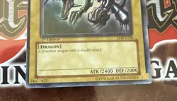Yugioh Red-Eyes B. Dragon LOB-E056 1st Edition Ultra Rare (LP) - Image 4