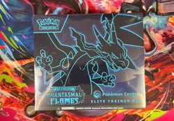 Phantasmal Flames Pokemon Center ETB Elite Trainer Box Sealed (Excellent 🔥💎) - Image 1