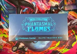 Phantasmal Flames Pokemon Center ETB Elite Trainer Box Sealed (Excellent 🔥💎) - Image 5