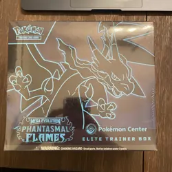 Pokemon Phantasmal Flames Pokemon Center ETB Elite Trainer Box Sealed Brand New - Image 1