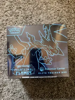 New Pokemon TCG Phantasmal Flames Pokemon Center ETB Elite Trainer Box Sealed - Image 1