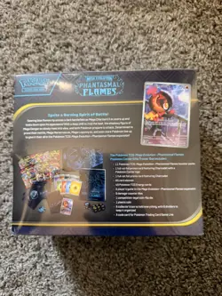 New Pokemon TCG Phantasmal Flames Pokemon Center ETB Elite Trainer Box Sealed - Image 2