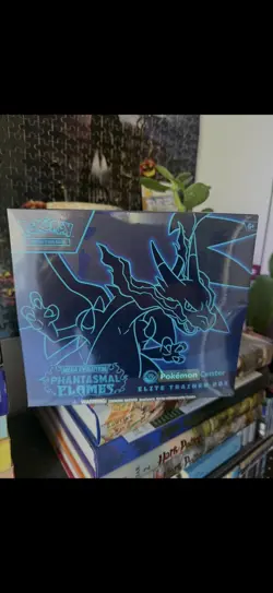 Pokemon TCG Mega Evolution Phantasmal Flames Pokemon Center ETB Sealed - Image 1