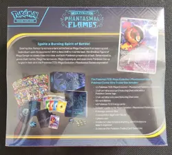 PHANTASMAL FLAMES MEGA EVOLUTION Pokemon Center ETB Factory Sealed TCG Charizard - Image 2