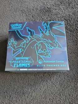 Pokemon Center Mega Evolution Phantasmal Flames Elite Trainer Box ETB Sealed - Image 1