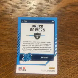 2024 Panini Donruss - Rated Rookie Brock Bowers Optic Preview Pink Prizm (RC) - Image 2