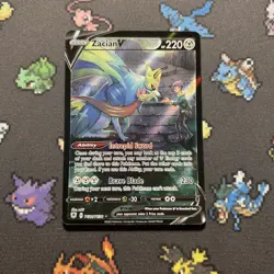 Zacian V TG21/TG30 NM -Trainer Gallery Pokemon Card- Astral Radiance (3z) - Image 1