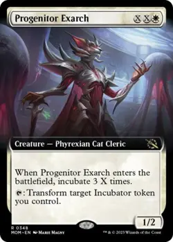 Progenitor Exarch (Extended Art) -Foil Near Mint MTG March of the Machine - Image 1