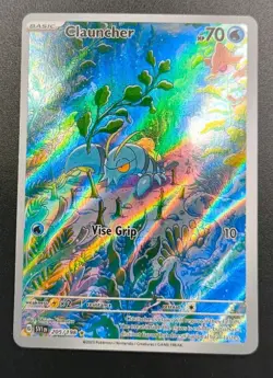 Pokemon Clauncher Card 205/198 Scarlet Violet Full Art Special Illustration - Image 1
