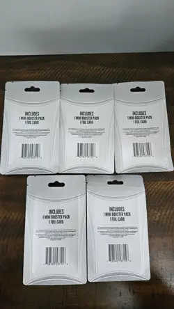 Pokemon Sun & Moon UB & UM Lot - x5 Sealed Dollar General Mini Packs (3+1 cards) - Image 2