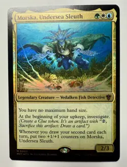 Morska, Undersea Sleuth 0003 Foil Mythic Murders at Karlov Manor MTG Near Mint - Image 1