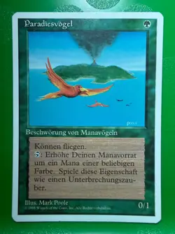 MTG Magic the Gathering - Paradisvogel / Birds of Paradise - 4th Edition - Image 1