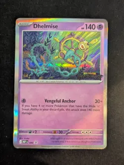 Dhelmise MEP 084 Prerelease Stamped Promo - Pokemon TCG: Pitch Black - NM T12 - Image 1