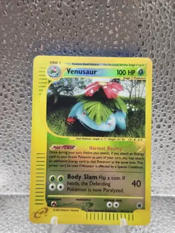 Venusaur 30/165 Expedition Reverse Holo Pokemon 2002 e-Reader WOTC(Read Desc) - Image 1