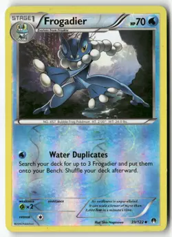 Frogadier [BKP - 39/122] Reverse Holofoil Uncommon XY - BREAKpoint EN NM - Image 1