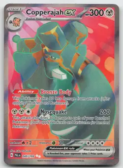 Copperajah ex 245/193 Paldea Evolved Pokemon NM 415 - Image 1