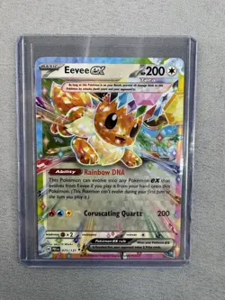 Eevee ex 075/131 Prismatic Evolutions Double Rare Holo Pokemon TCG MINT MT - Image 1