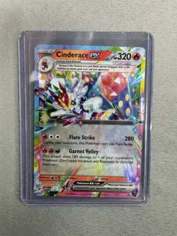 Cinderace ex 038/217 Pokemon TCG Ascended Heroes Double Rare MINT MINT - Image 1