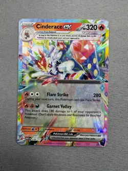 Cinderace ex 038/217 Pokemon TCG Ascended Heroes Double Rare MINT MINT - Image 2