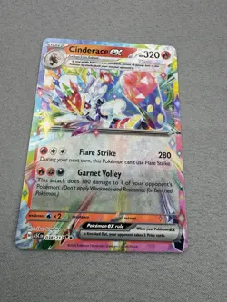 Cinderace ex 038/217 Pokemon TCG Ascended Heroes Double Rare MINT MINT - Image 3