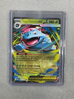 Pokemon TCG Mega Venusaur EX 003/132 Mega Evolution Holo Double Rare MINT - Image 1