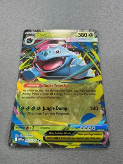 Pokemon TCG Mega Venusaur EX 003/132 Mega Evolution Holo Double Rare MINT - Image 3