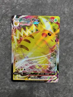 2023 Pokemon Sword & Shield Promo Pikachu VMAX Ultra Rare Full Art Holo SWSH286 - Image 1
