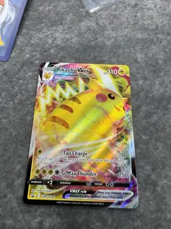2023 Pokemon Sword & Shield Promo Pikachu VMAX Ultra Rare Full Art Holo SWSH286 - Image 2