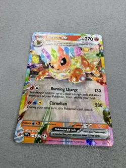 Flareon ex 014/131 Sv: Prismatic Evolutions Holo Pokemon TCG Full Art MINT MT - Image 2