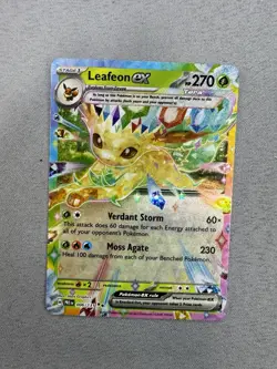 Leafeon ex 006/131 Sv: Prismatic Evolutions Holo Full Art Pokemon TCG MINT - Image 1