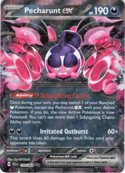 Pecharunt ex Shrouded Fable 039/064 Holo Pokemon TCG NM - Image 1