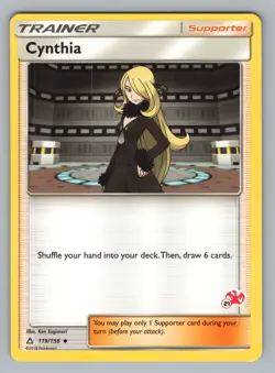 CYNTHIA 119/156 UC ULTRA PRISM POKEMON LP UPR 2018 - Image 1