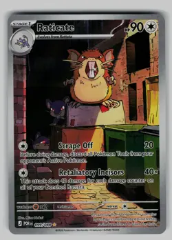 Raticate 099/088 Holo Illustration Rare Perfect Order Pokemon Near Mint - Image 1