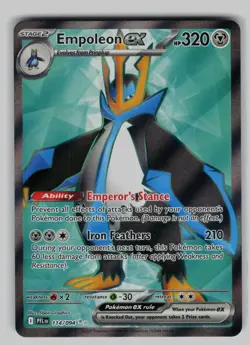 Empoleon ex 114/094 Ultra Rare Phantasmal Flames Pokemon Holo Near Mint - Image 1