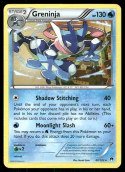 POKEMON GRENINJA BREAKPOINT 40/122 R MP - Image 1