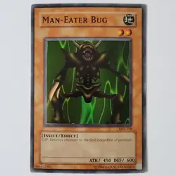 Man-Eater Bug - LOB-108 - HP - Super Rare - Unlimited - Yugioh - 1996 - Image 1