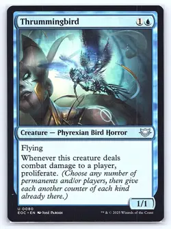 Thrummingbird 80 Uncommon Commander: Edge of Eternities Magic: The Gathering NM - Image 1