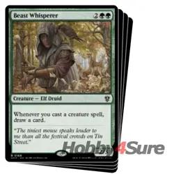 Beast Whisperer X4 M/NM Magic MTG Murders At Karlov Manor: Commander - Image 1