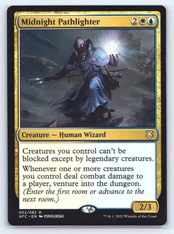 Midnight Pathlighter 52 Commander: Adventures in the Forgotten Realms MTG LP - Image 1