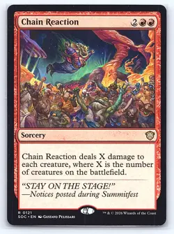 Chain Reaction 121 Rare Commander: Secrets of Strixhaven Magic: The Gathering LP - Image 1