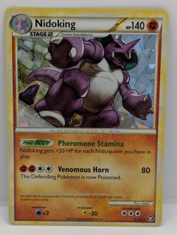 Nidoking 6/102 Triumphant Holo LP Pokemon - Image 1
