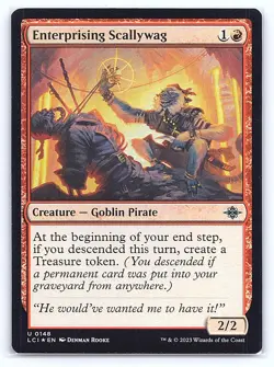 Enterprising Scallywag 148 The Lost Caverns of Ixalan MTG Foil LP - Image 1