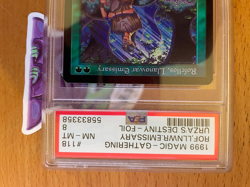 PSA 8 FOIL Rofellos LLanowar Emissary Urza's Destiny Magic the Gathering NM-MT - Image 2