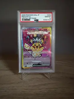 PSA 10 Pikachu ex SAR 234/193 MEGA Dream ex M2a Pokemon Card Japanese 2025 - Image 1
