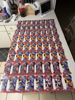 64 qty Pokemon Destined Rivals sleeved sealed packs. - Image 1