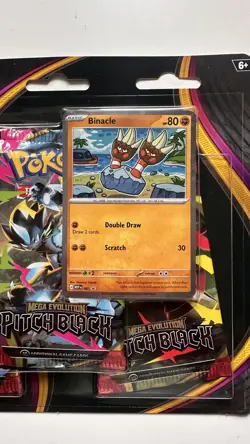 Pokemon TCG Pitch Black Binacle Triple Blister Pack Brand New & Sealed - Image 3